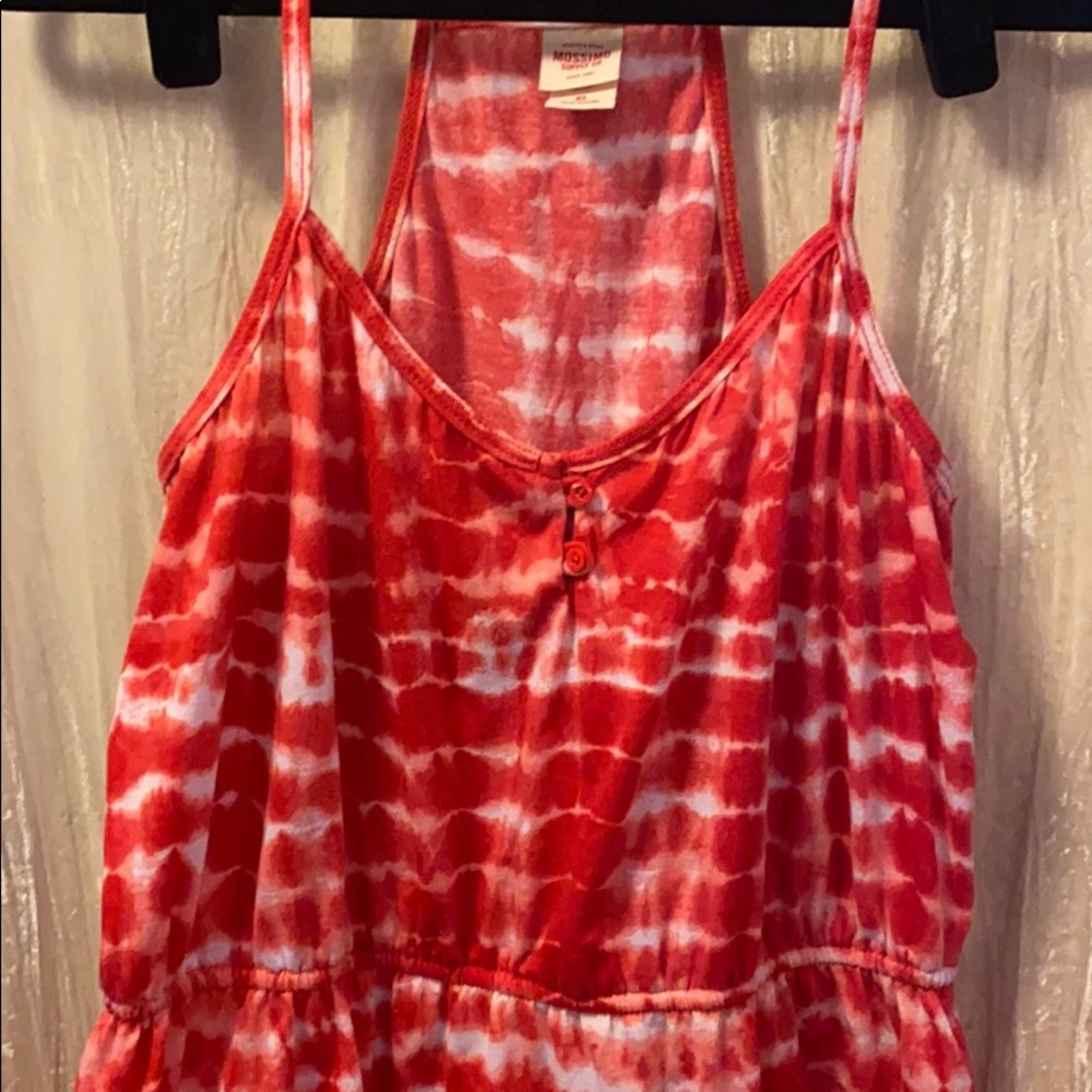 Mossimo Red and white tie dyed summer dress ♥️ - Picture 3 of 6
